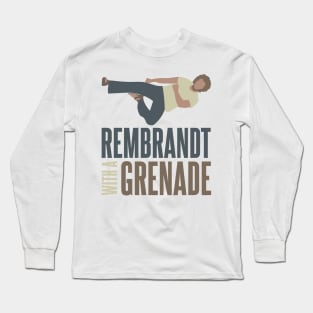 Rembrandt With a Grenade Long Sleeve T-Shirt